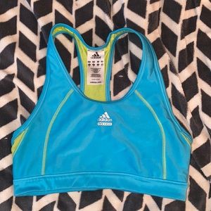 adidas sports bra ! super fun color